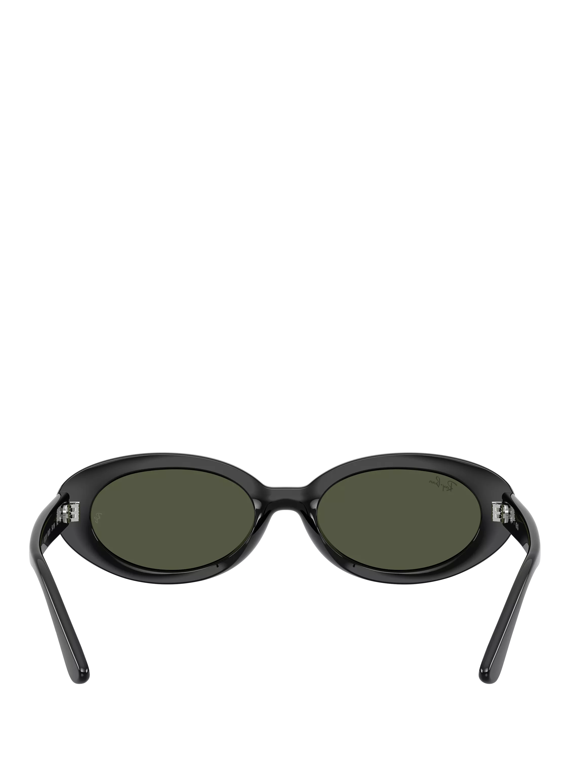 Ray-Ban RB2223 oval sunglasses black frame grey glass lenses (British brand)