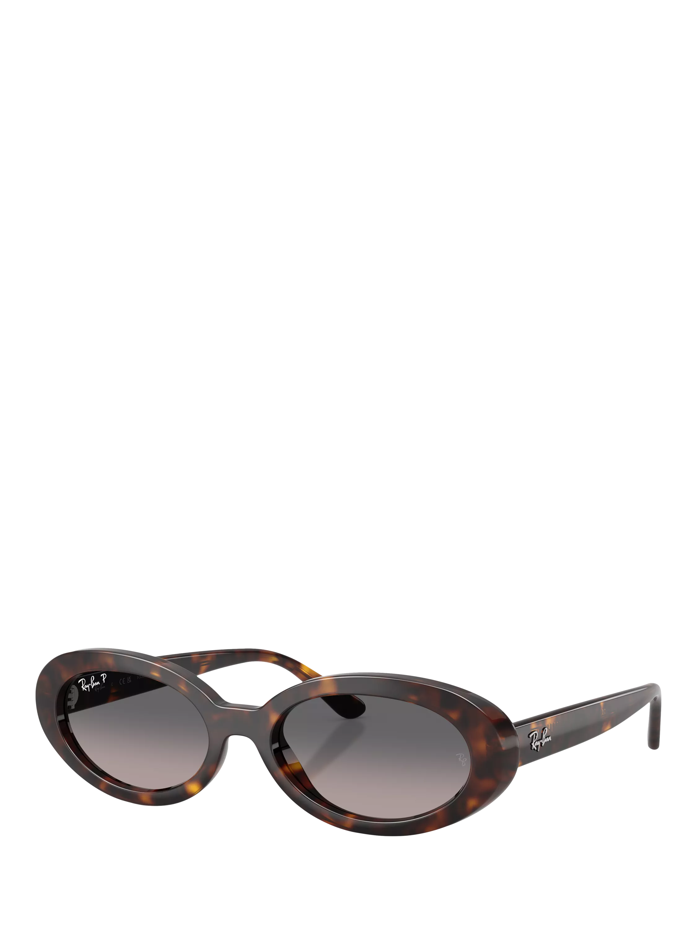 Ray-Ban RB2223 oval sunglasses Havana brown, imported from the UK