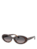 Ray-Ban RB2223 oval sunglasses Havana brown, imported from the UK