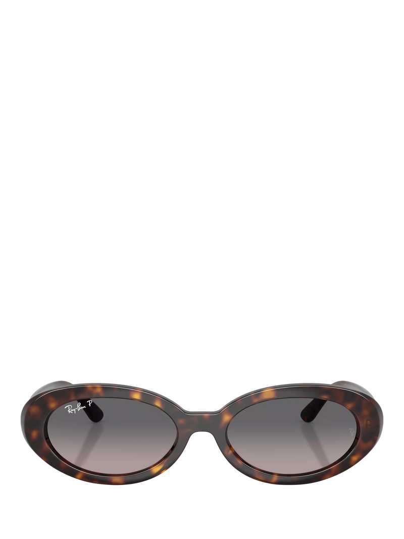 Ray-Ban RB2223 oval sunglasses Havana brown, imported from the UK