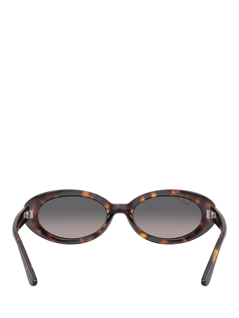Ray-Ban RB2223 oval sunglasses Havana brown, imported from the UK
