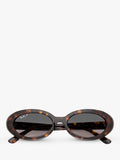 Ray-Ban RB2223 oval sunglasses Havana brown, imported from the UK