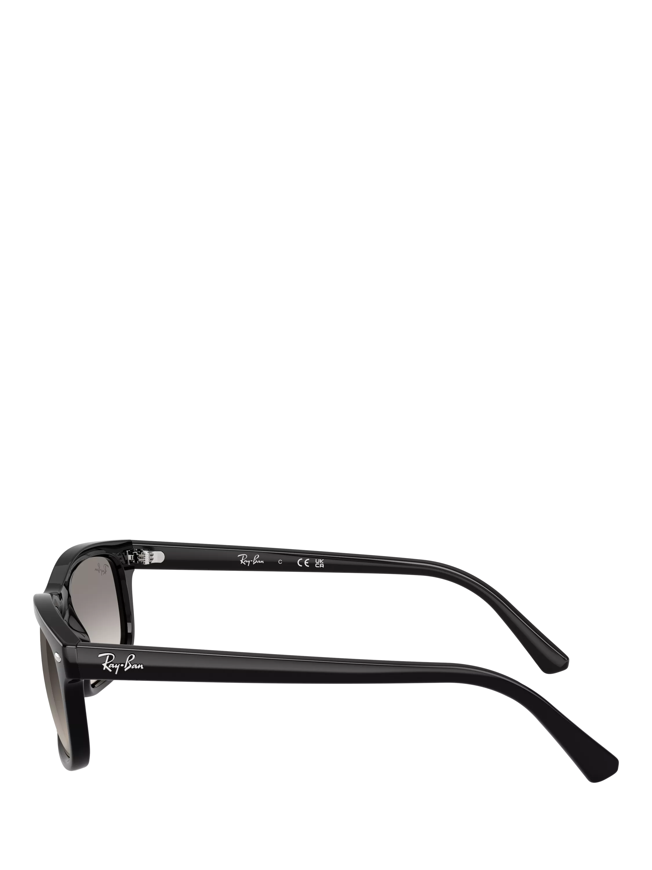 Ray-Ban rectangular sunglasses black with glass lenses (British brand)