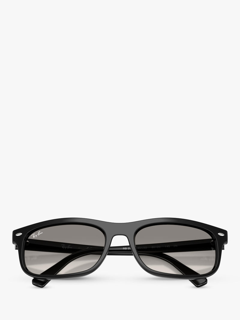 Ray-Ban rectangular sunglasses black with glass lenses (British brand)