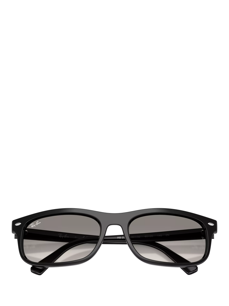 Ray-Ban rectangular sunglasses black with glass lenses (British brand)