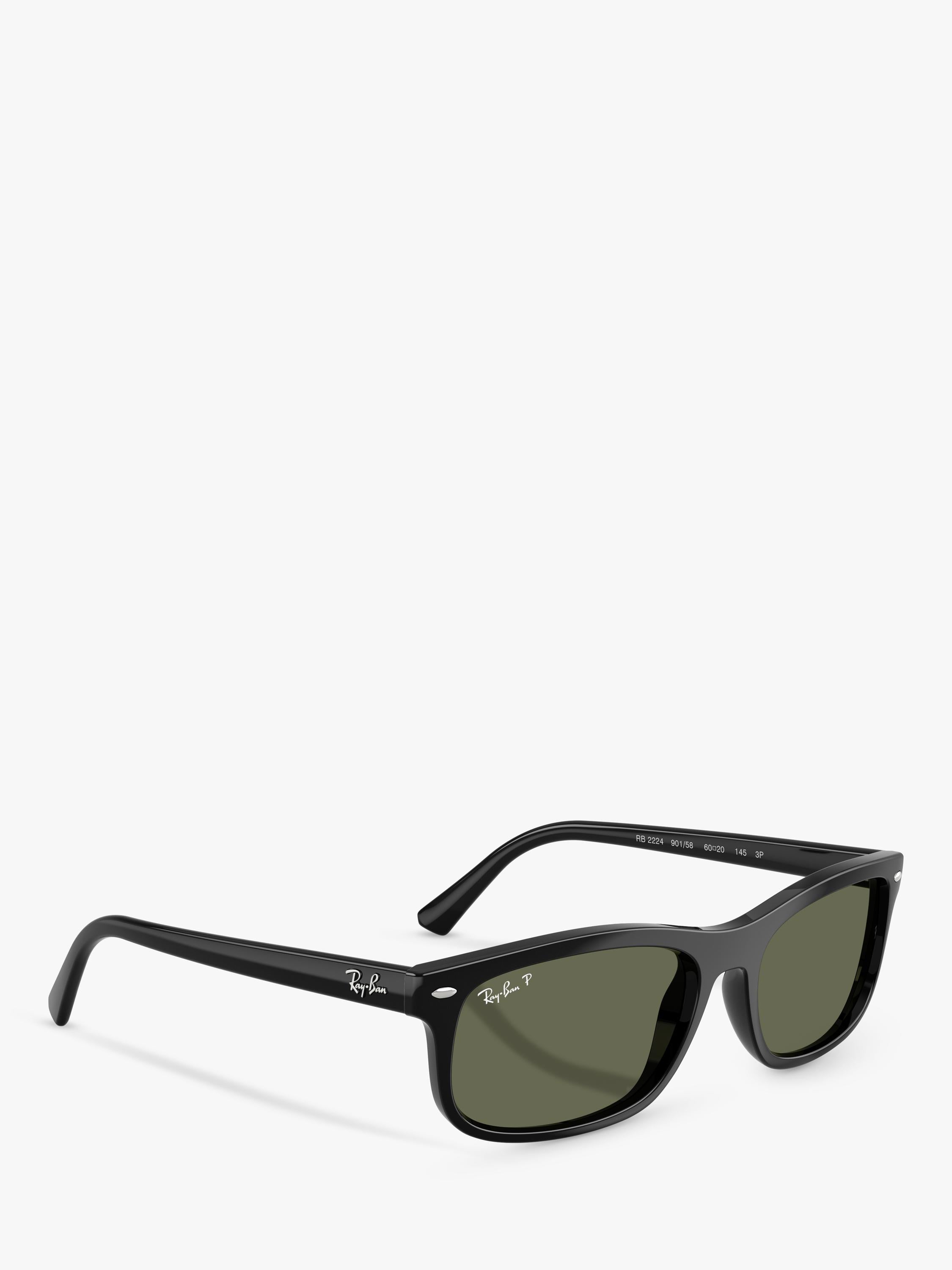 Ray-Ban rectangular sunglasses RB2224 black (British brand)
