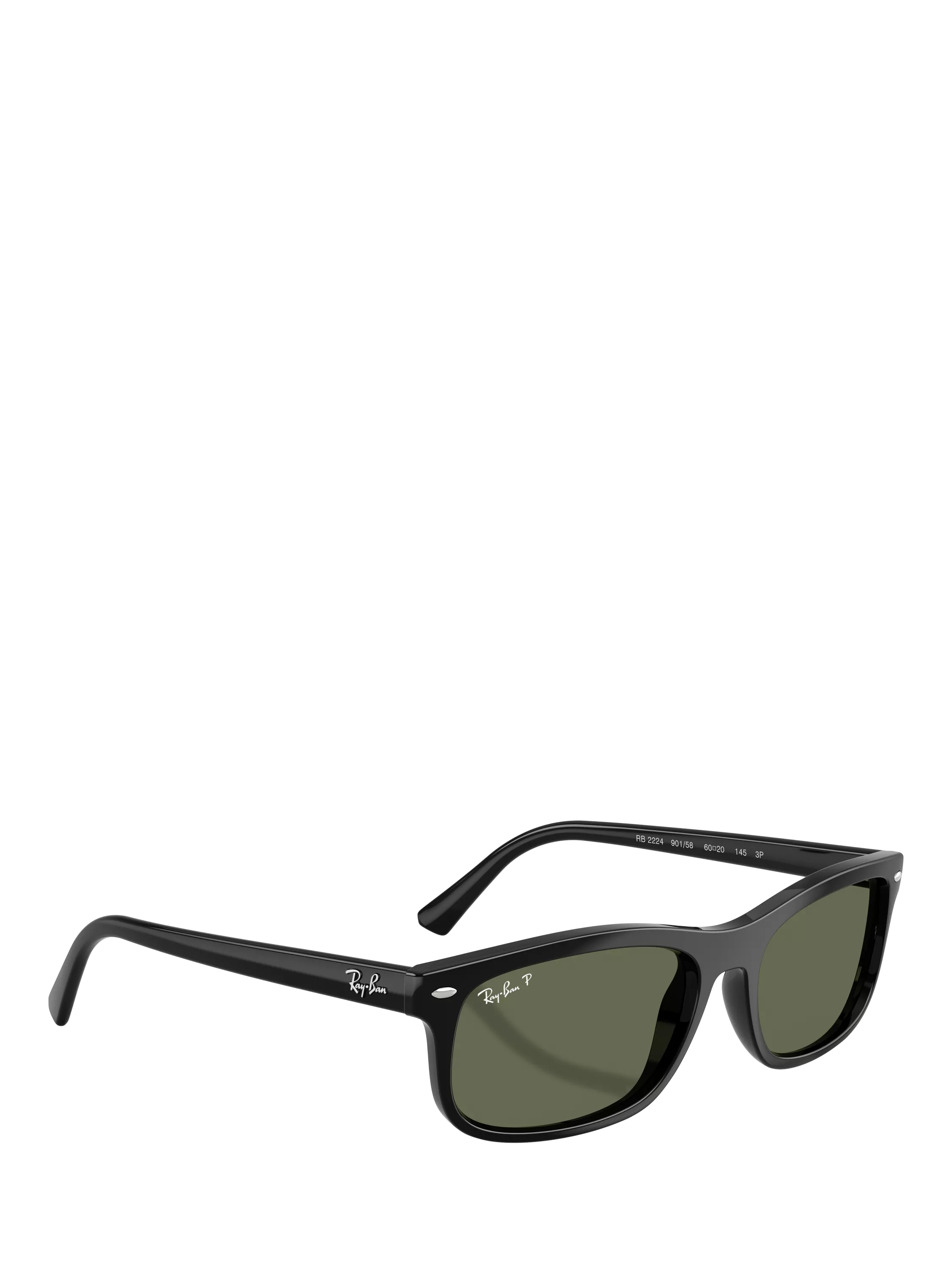 Ray-Ban rectangular sunglasses RB2224 black (British brand)