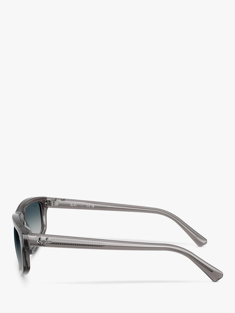 Ray-Ban RB2225 irregular gradient sunglasses grey frame, UK version