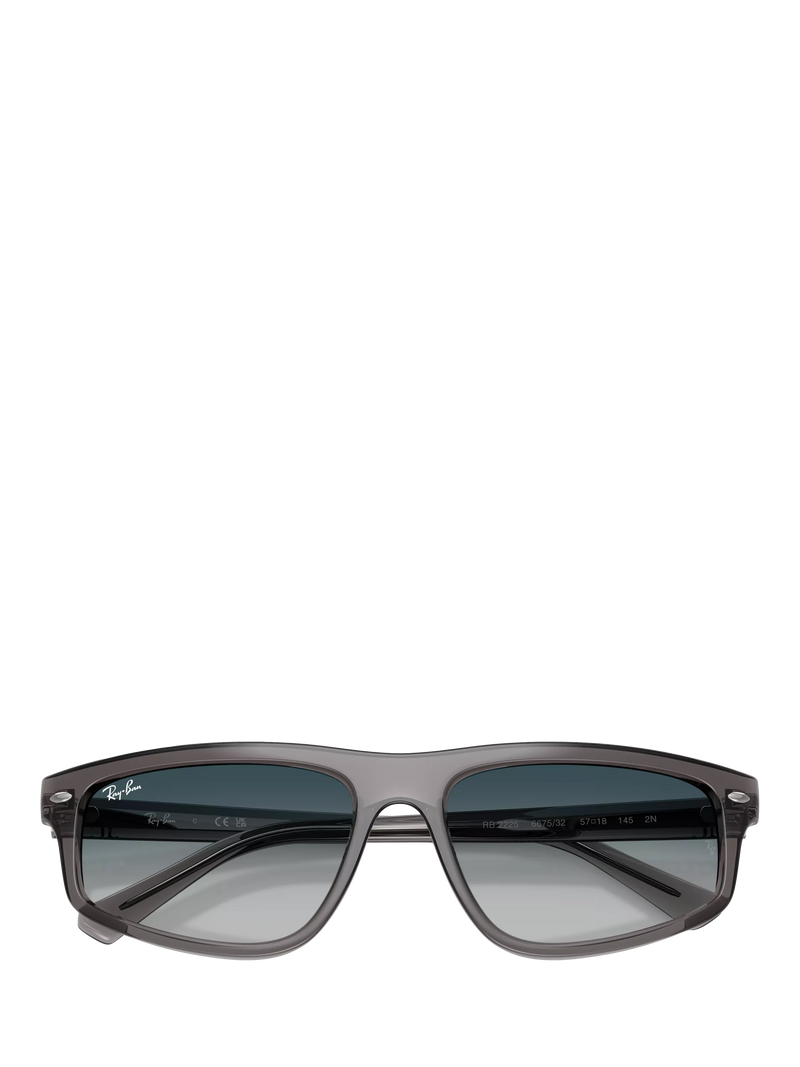 Ray-Ban RB2225 irregular gradient sunglasses grey frame, UK version