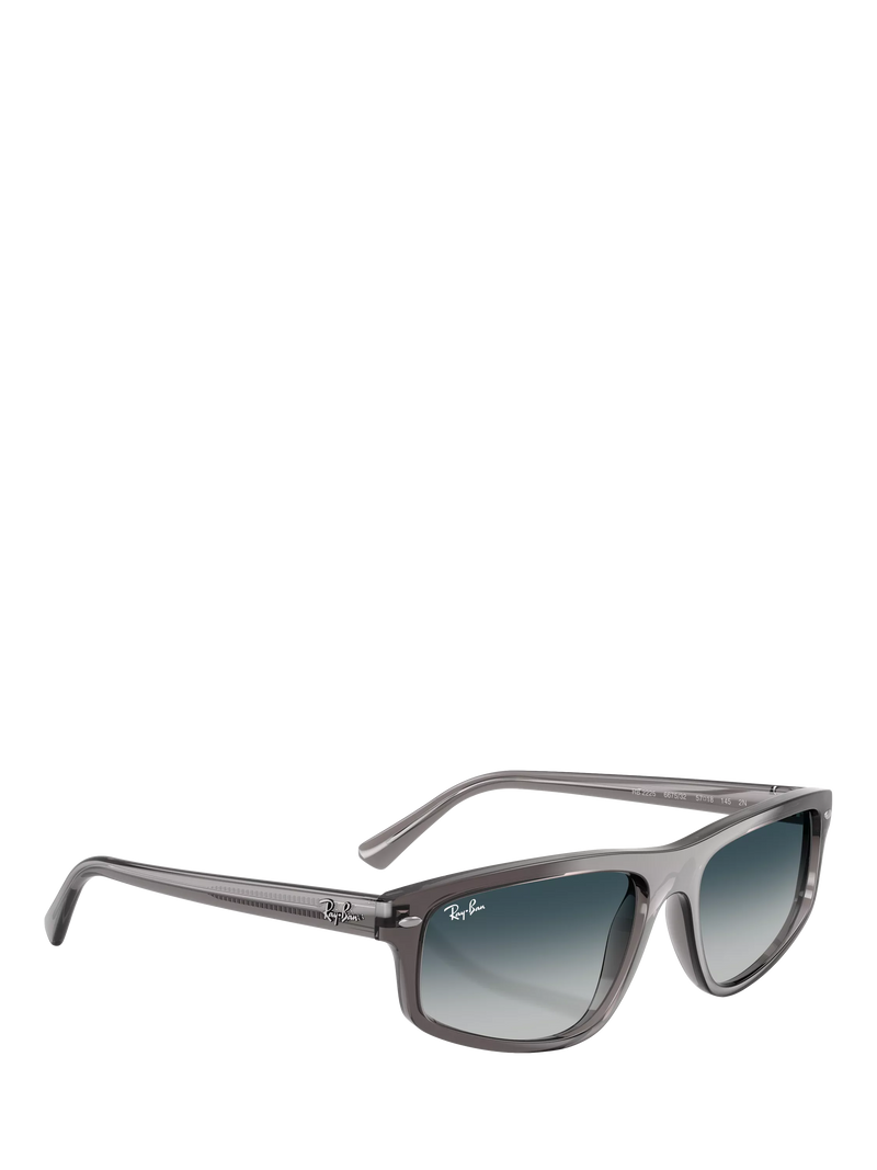 Ray-Ban RB2225 irregular gradient sunglasses grey frame, UK version