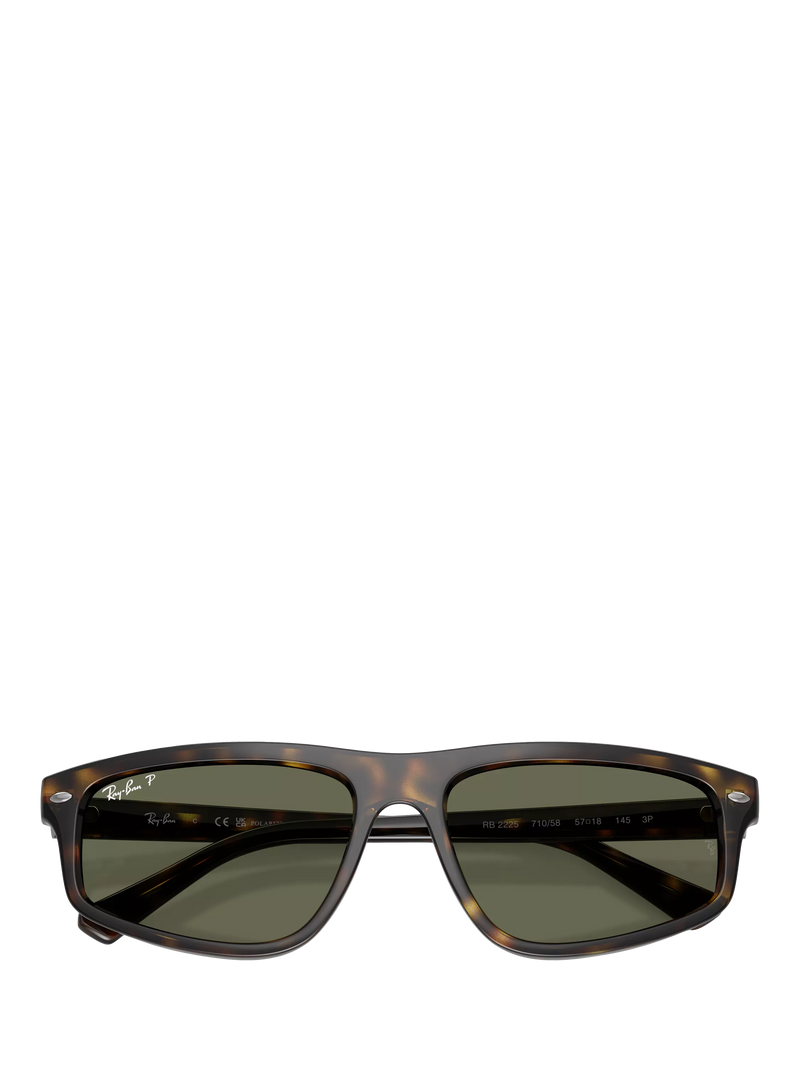 Ray-Ban RB2225 Havana irregular sunglasses (British brand)