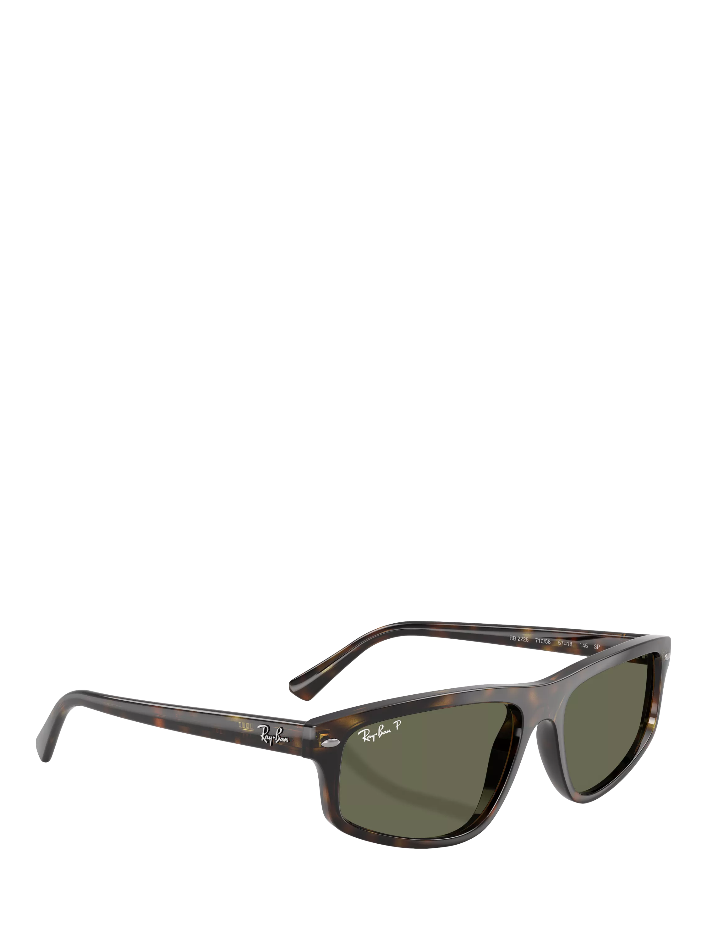 Ray-Ban RB2225 Havana irregular sunglasses (British brand)