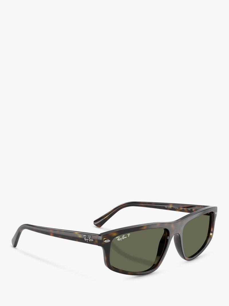 Ray-Ban RB2225 Havana irregular sunglasses (British brand)