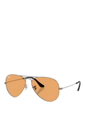 Ray-Ban RB3025 D-frame sunglasses gunmetal, imported from the UK