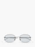 Ray-Ban RB3767 oval sunglasses silver metal frame, imported from the UK