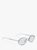 Ray-Ban RB3767 oval sunglasses silver metal frame, imported from the UK