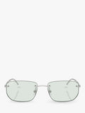 Ray-Ban RB3768 irregular silver metal sunglasses with photochromic lenses - British product