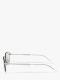 Ray-Ban RB3768 irregular silver metal sunglasses with photochromic lenses - British product