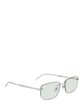 Ray-Ban RB3768 irregular silver metal sunglasses with photochromic lenses - British product