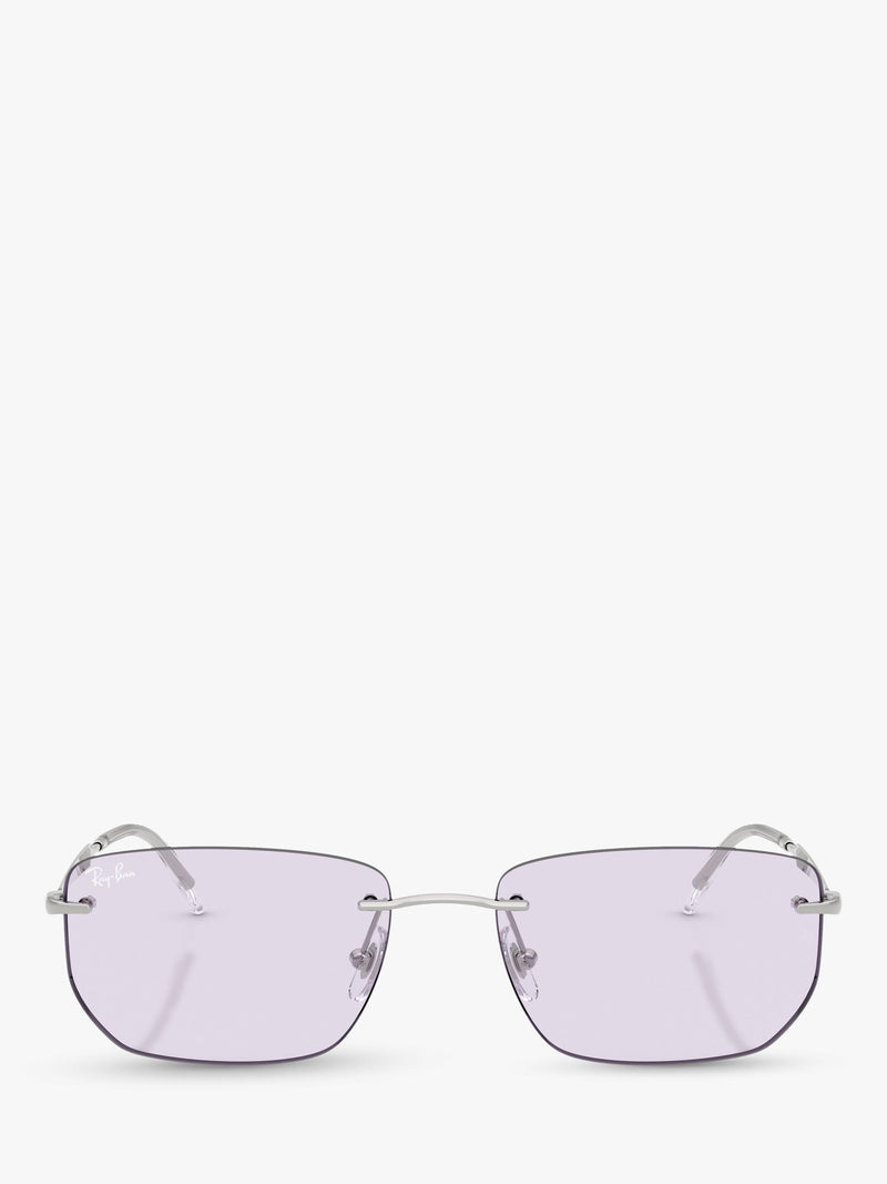 Ray-Ban irregular sunglasses silver - British product