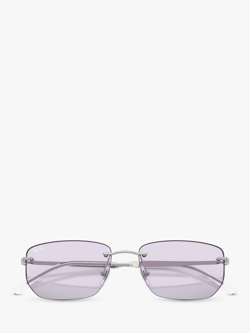 Ray-Ban irregular sunglasses silver - British product