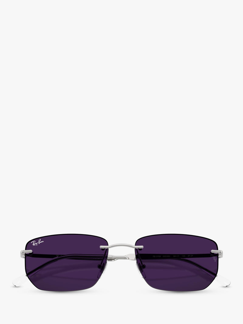 Ray-Ban irregular sunglasses silver - British product