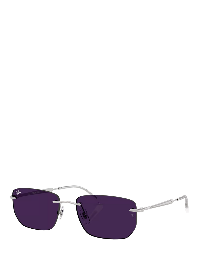 Ray-Ban irregular sunglasses silver - British product