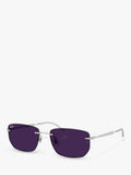 Ray-Ban irregular sunglasses silver - British product