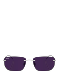 Ray-Ban irregular sunglasses silver - British product