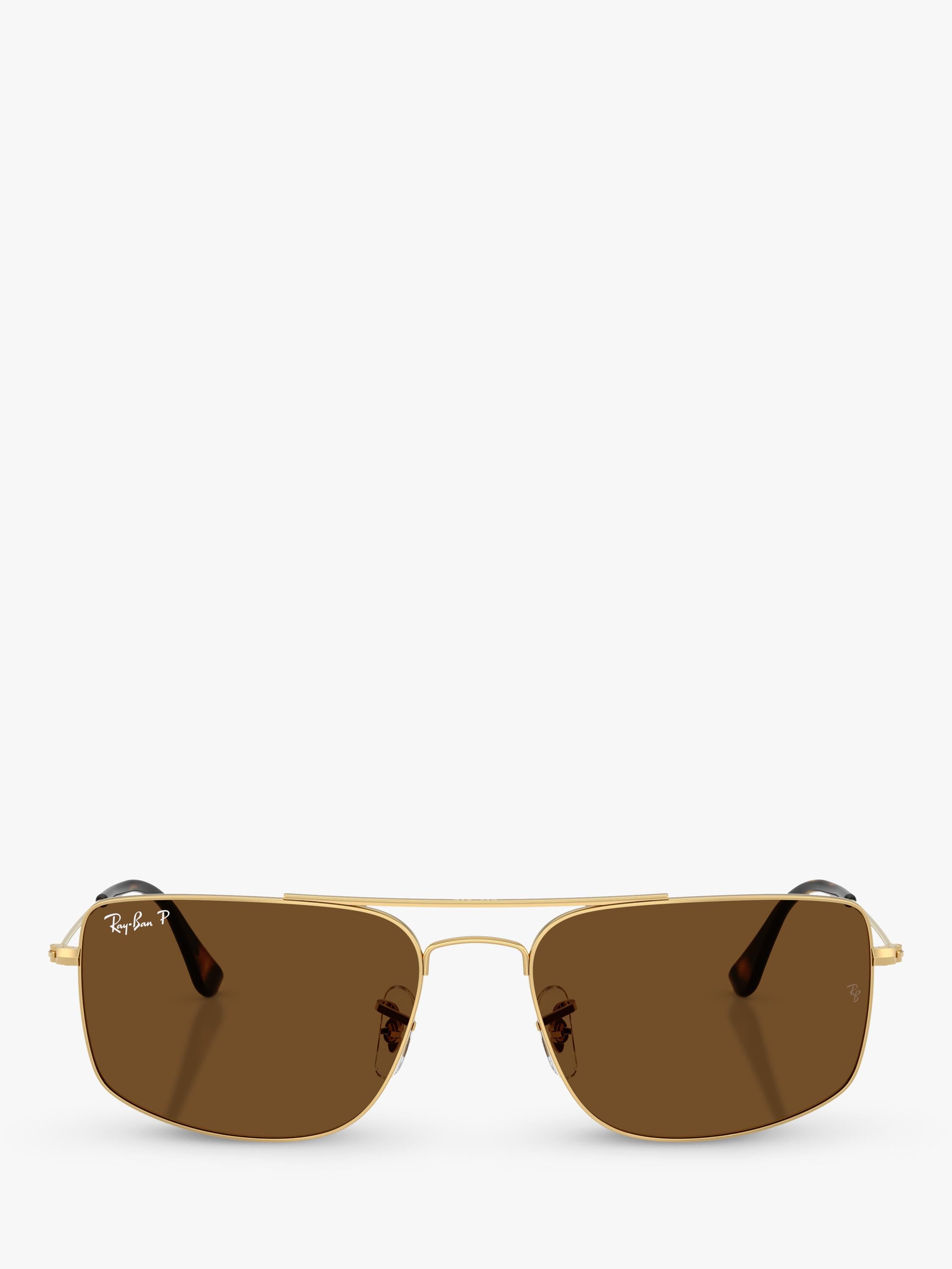 Ray-Ban square sunglasses Arista Gold RB3779, imported from the UK