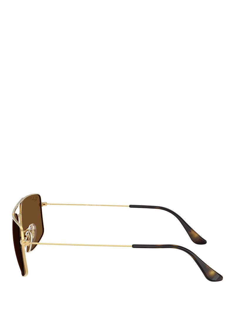 Ray-Ban square sunglasses Arista Gold RB3779, imported from the UK