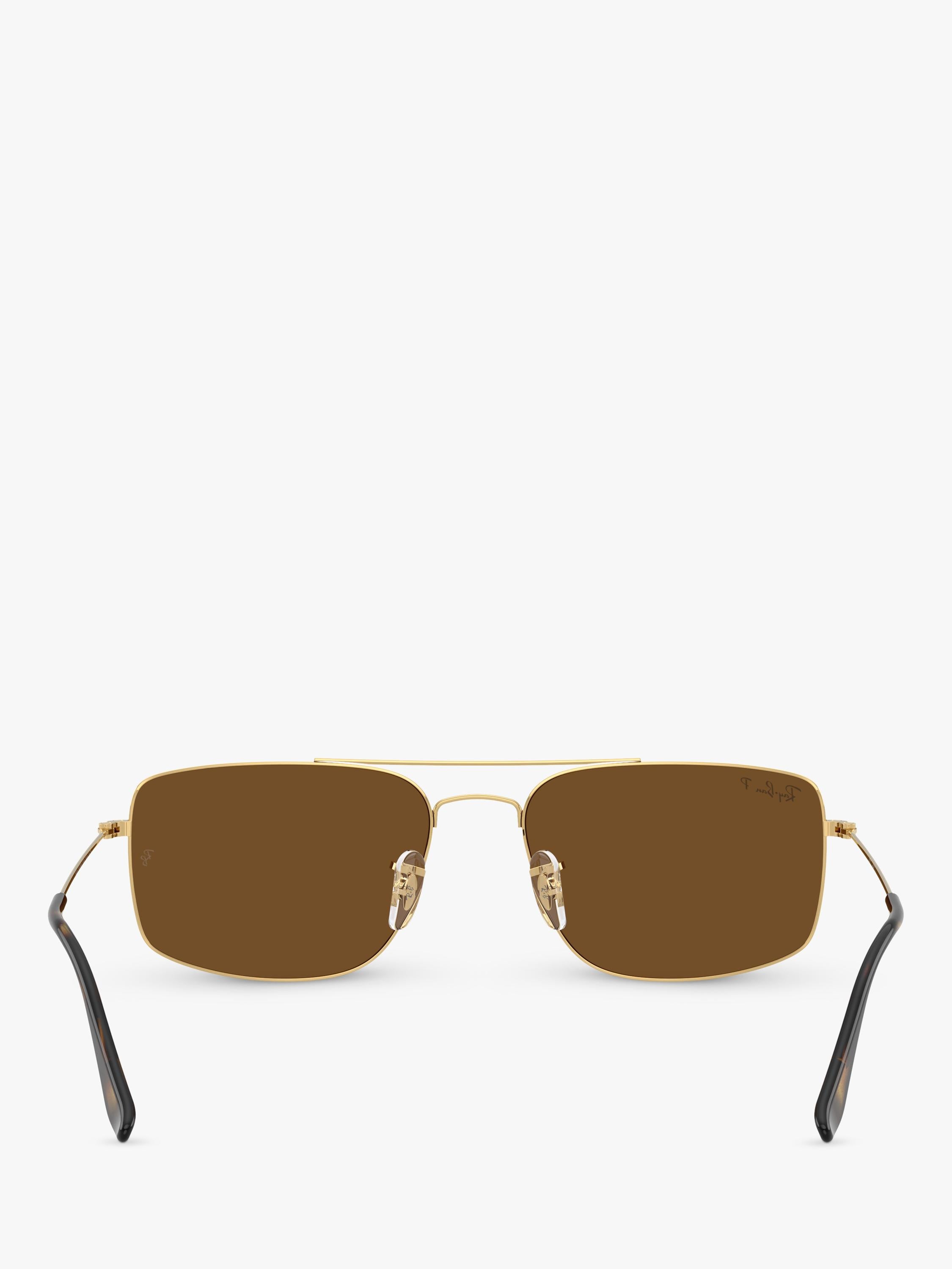 Ray-Ban square sunglasses Arista Gold RB3779, imported from the UK