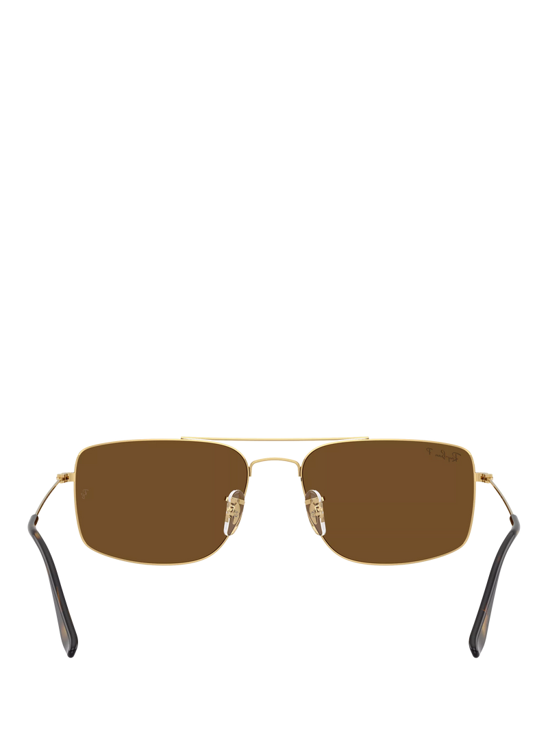 Ray-Ban square sunglasses Arista Gold RB3779, imported from the UK