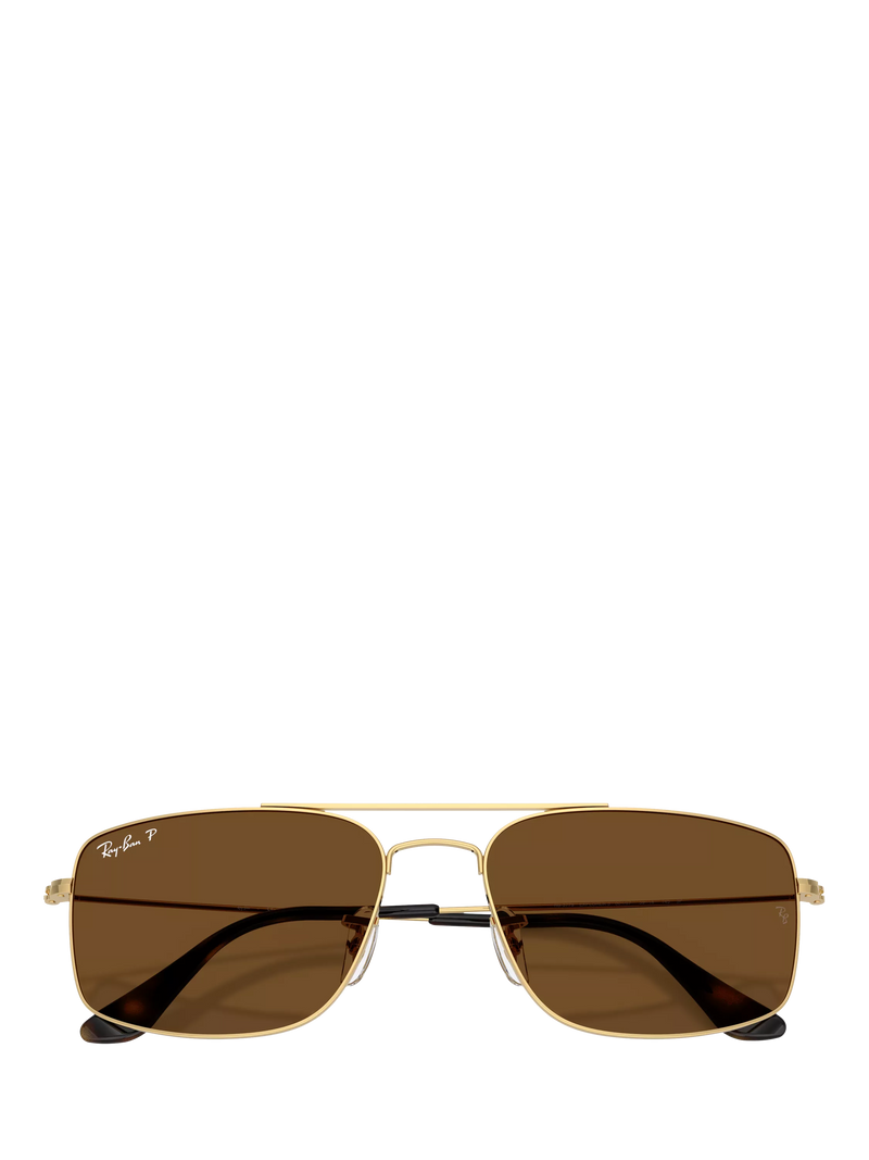 Ray-Ban square sunglasses Arista Gold RB3779, imported from the UK