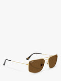 Ray-Ban square sunglasses Arista Gold RB3779, imported from the UK