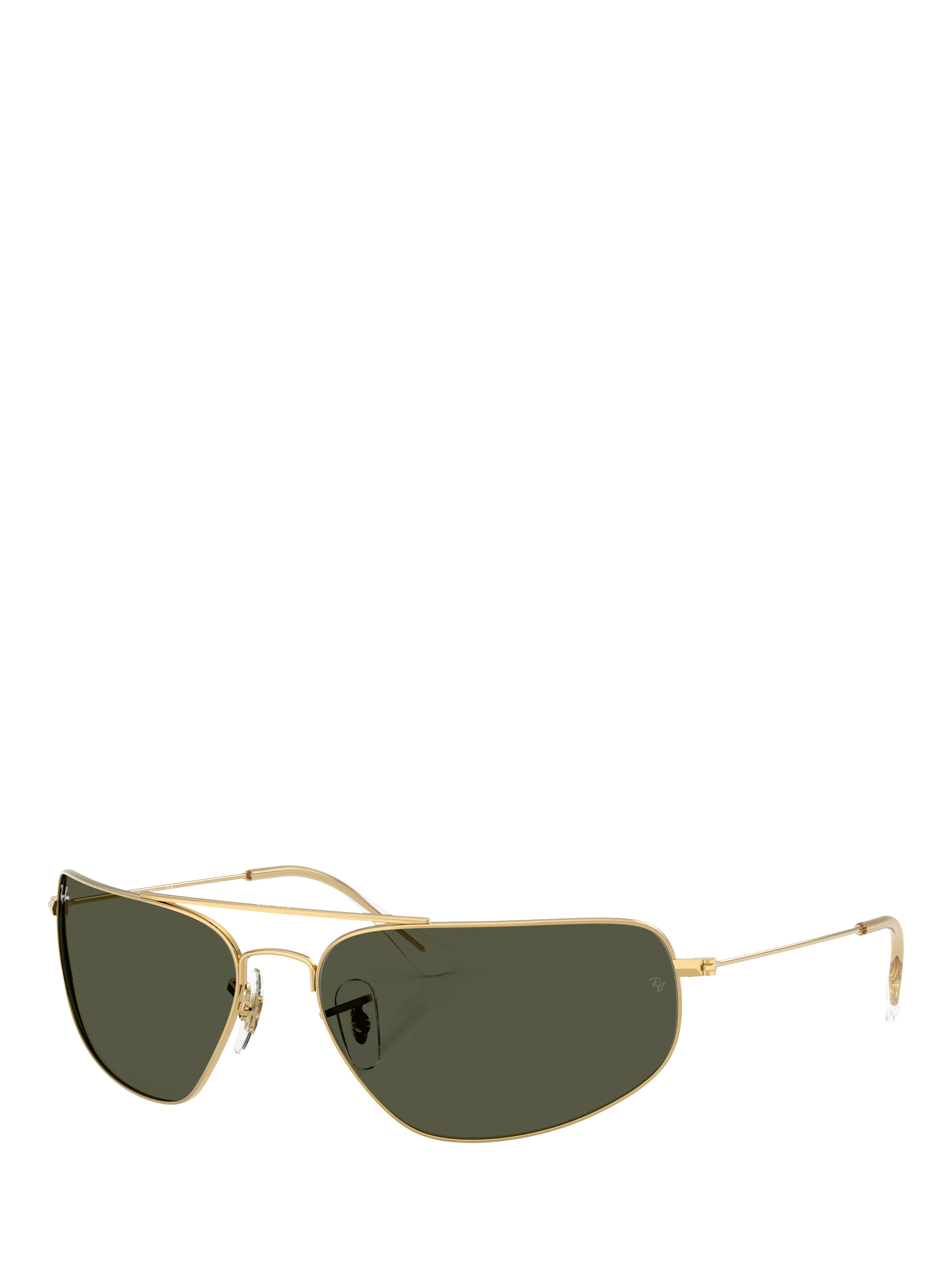 Ray-Ban RB3780 rectangular sunglasses Arista Gold/Grey, UK version