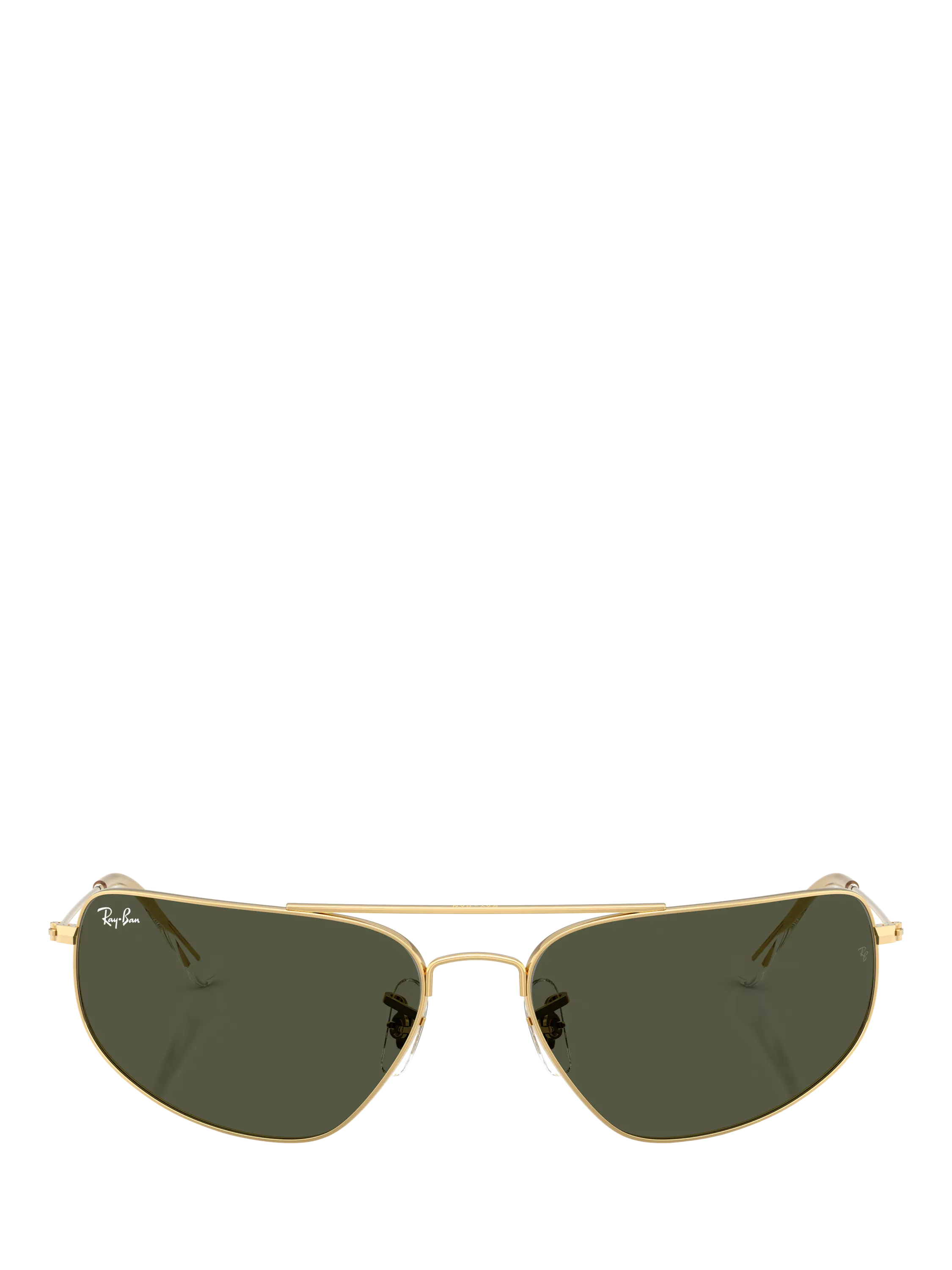 Ray-Ban RB3780 rectangular sunglasses Arista Gold/Grey, UK version