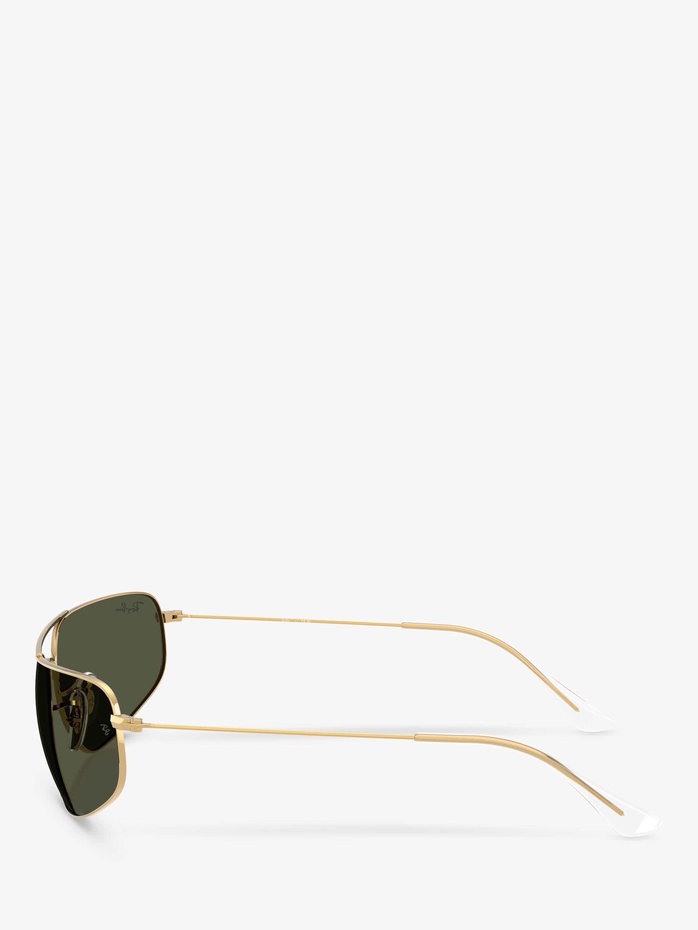 Ray-Ban RB3780 rectangular sunglasses Arista Gold/Grey, UK version