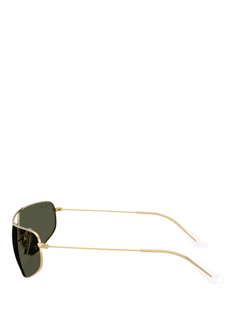 Ray-Ban RB3780 rectangular sunglasses Arista Gold/Grey, UK version
