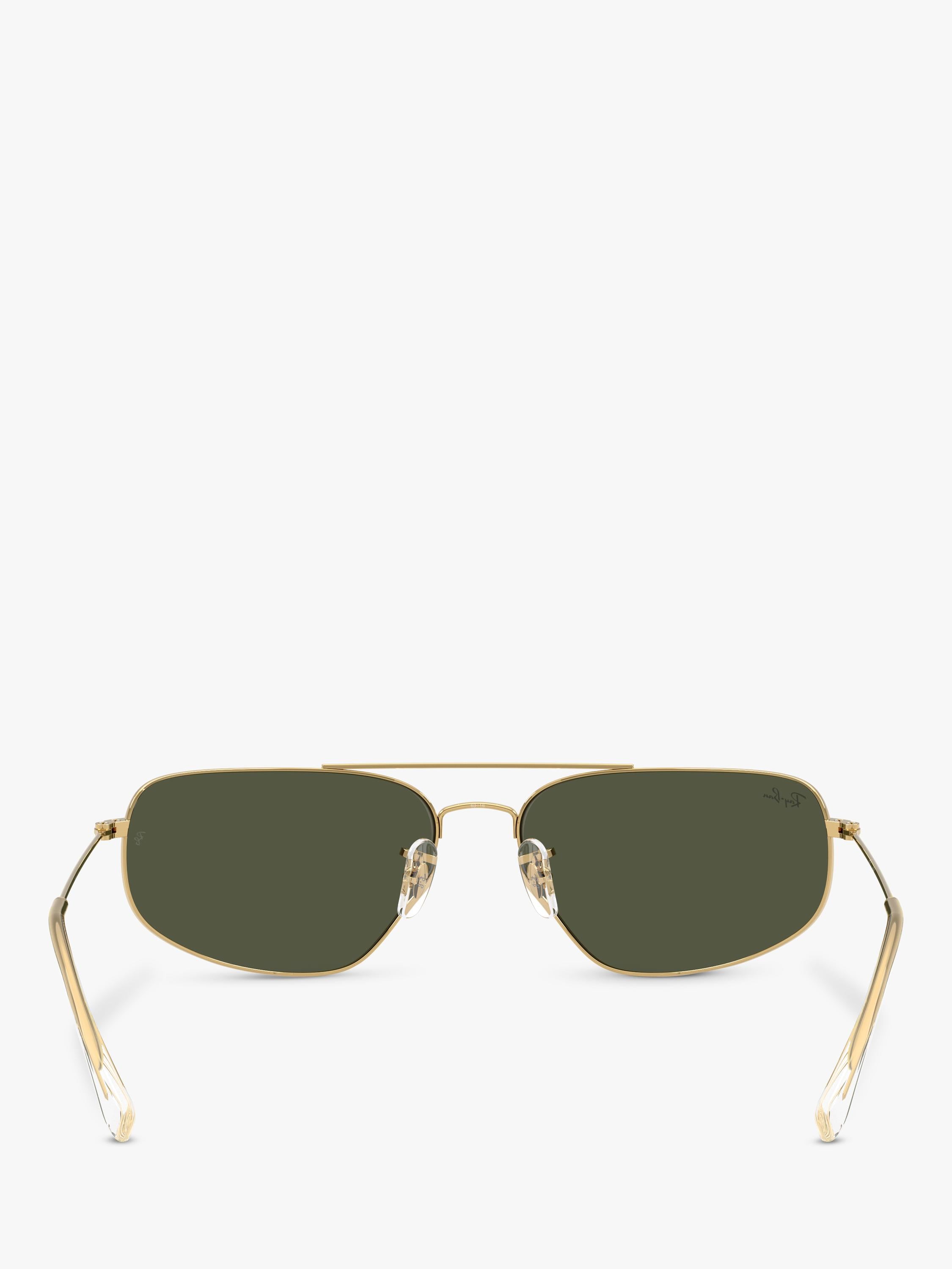 Ray-Ban RB3780 rectangular sunglasses Arista Gold/Grey, UK version