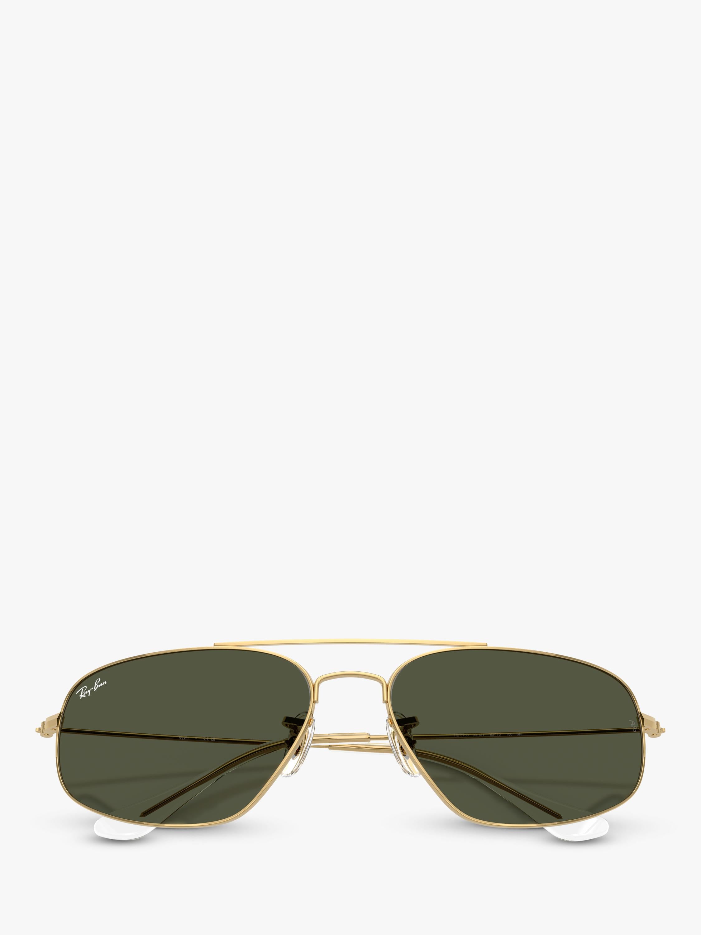 Ray-Ban RB3780 rectangular sunglasses Arista Gold/Grey, UK version