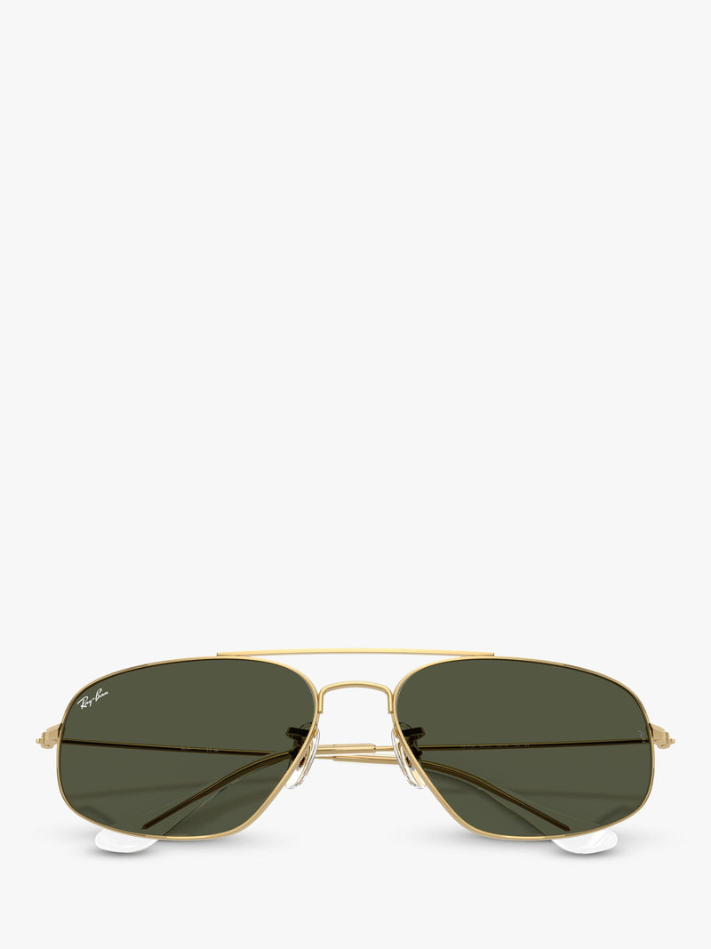 Ray-Ban RB3780 rectangular sunglasses Arista Gold/Grey, UK version