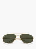 Ray-Ban RB3780 rectangular sunglasses Arista Gold/Grey, UK version
