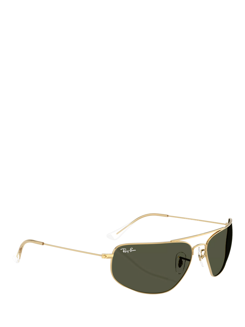 Ray-Ban RB3780 rectangular sunglasses Arista Gold/Grey, UK version