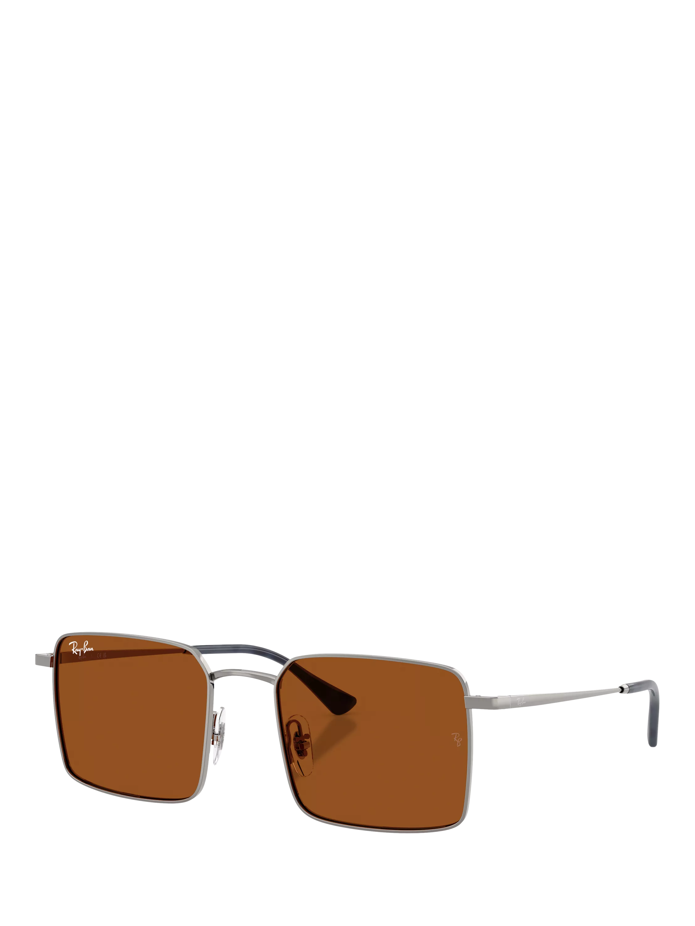 Ray-Ban Idan square sunglasses gunmetal brown (British brand)