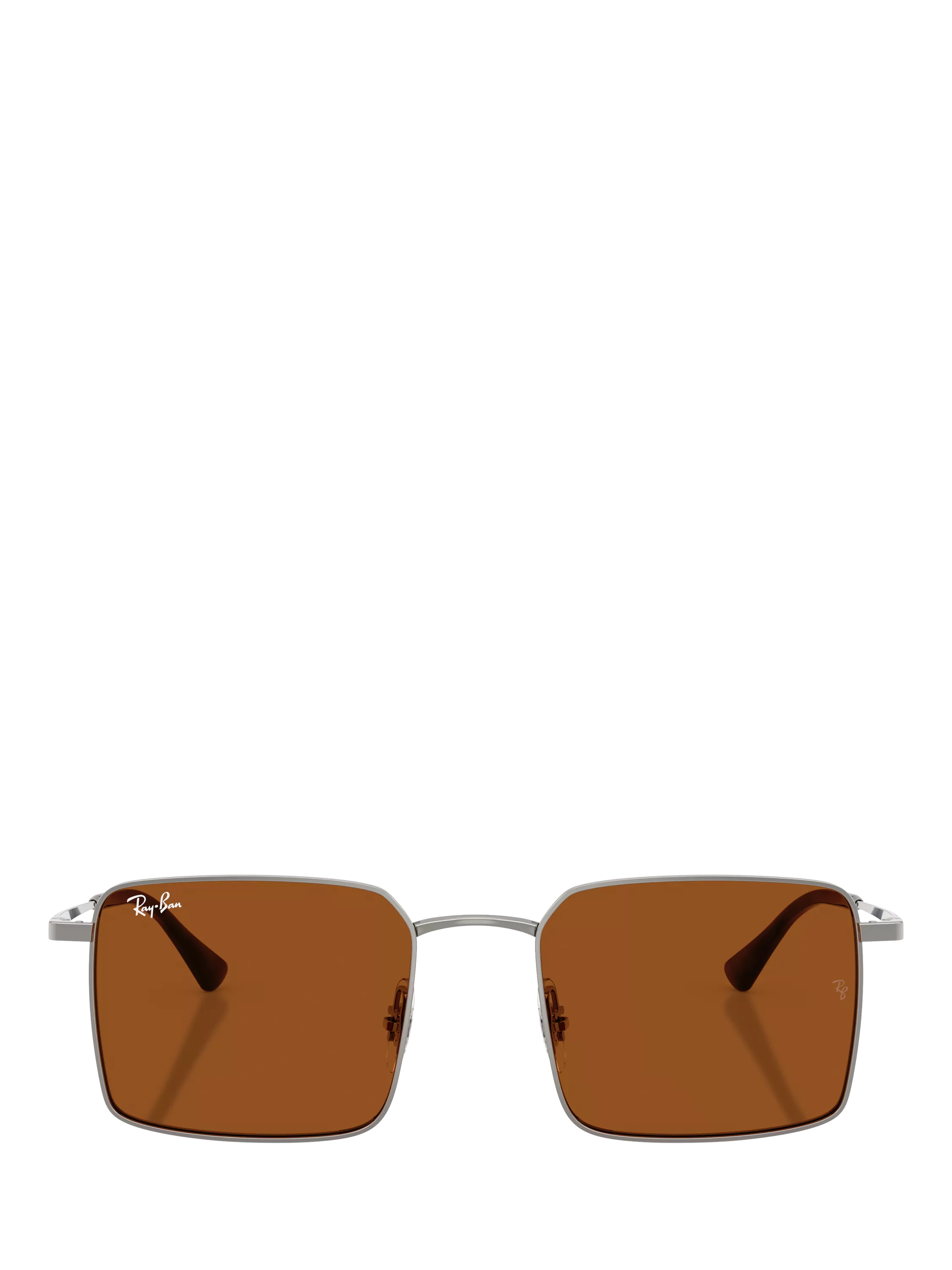 Ray-Ban Idan square sunglasses gunmetal brown (British brand)