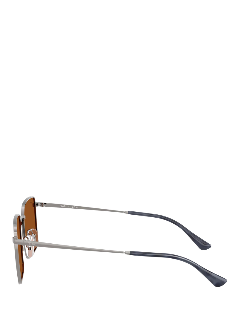 Ray-Ban Idan square sunglasses gunmetal brown (British brand)