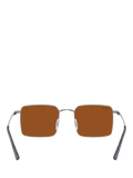 Ray-Ban Idan square sunglasses gunmetal brown (British brand)