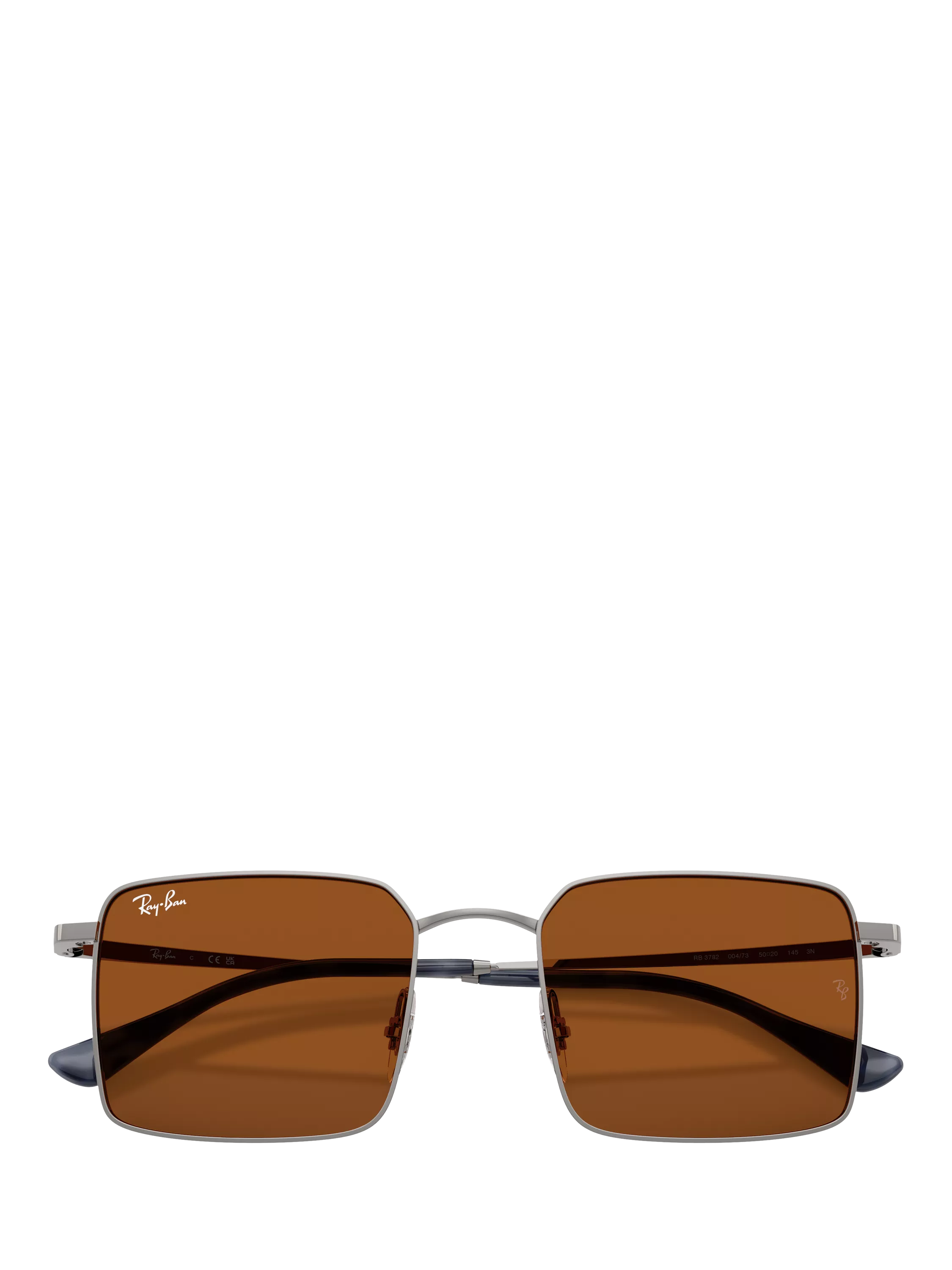 Ray-Ban Idan square sunglasses gunmetal brown (British brand)