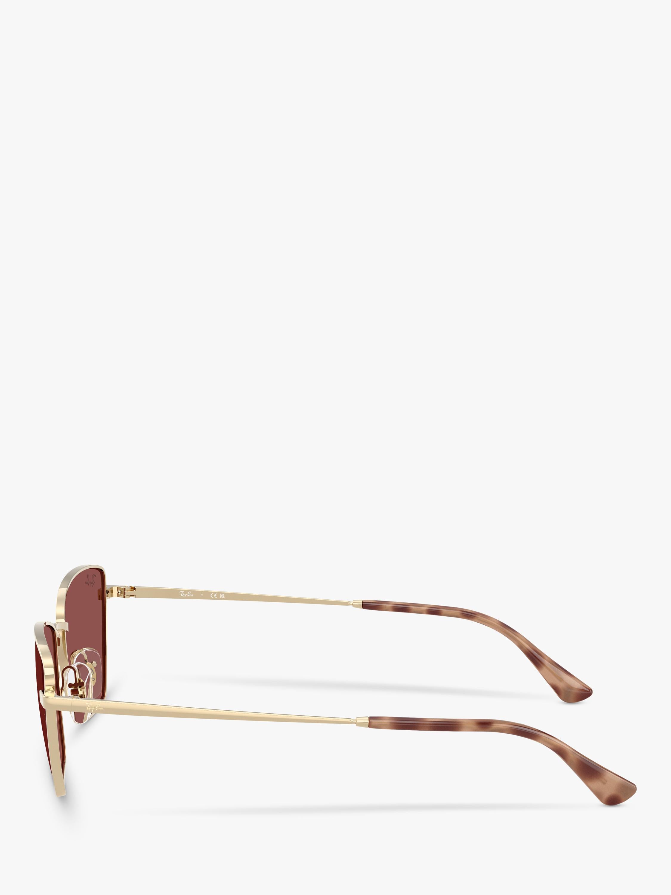 Ray-Ban Drea sunglasses pale gold red, UK version